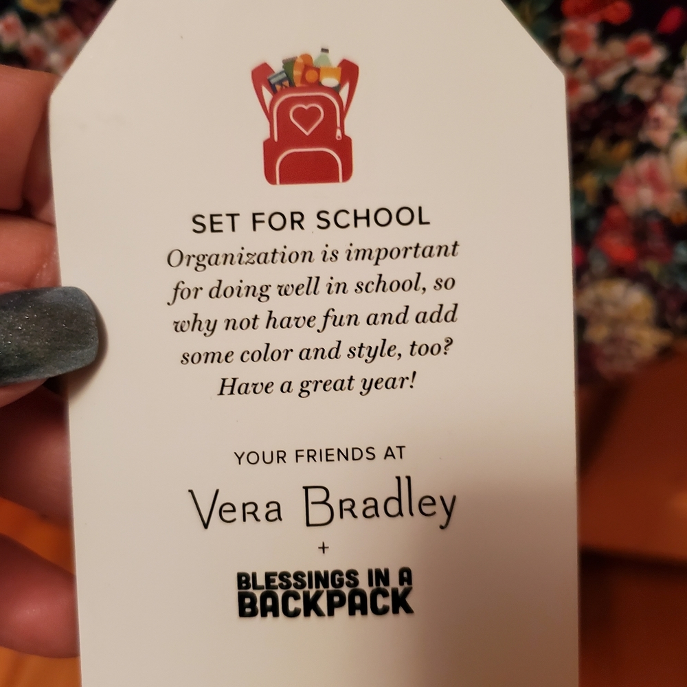 Vera Bradley Factory Style Backpack NWT - Picture 6 of 14